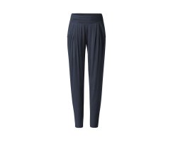 Curare Long Pants Pockets flow M midnight-blue