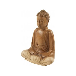 Buddha Holz, 16cm
