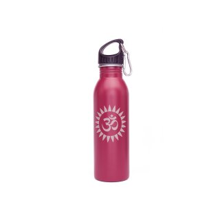 Edelstahl Trinkflasche 700ml OM sun burgundy
