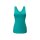 Curare Tanktop v- neck green lagoon XS
