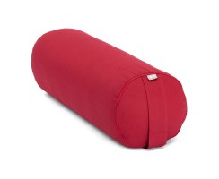 Bolster Dinkelfüllung ECO Baumwolle bordeaux