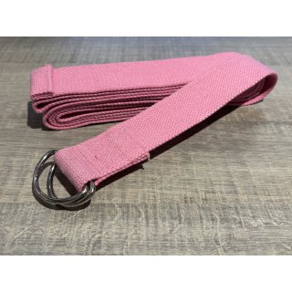 Gurt 2,50 x 4cm  runde Schnalle rosa