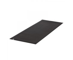 VIRABHADRASANA schwarze Yogamatte, 185 x 66 x 0,6cm schwarz
