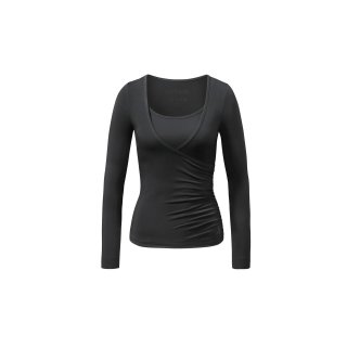 Curare Wrap Shirt schwarz S