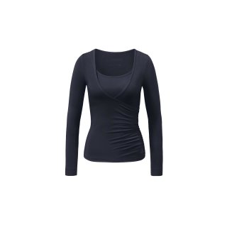 Curare Wrap Shirt midnight blue M