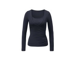 Curare Wrap Shirt midnight blue M
