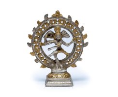 Shiva 15 cm doppelter Ring zweifarbig