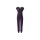 Curare Jumpsuit waterfall, cuffs dark aubergine S