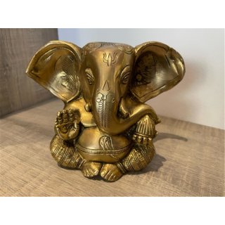Ganesha 12 cm Messing
