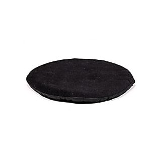 flaches Klangschalenkissen schwarz
