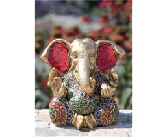 Ganesha mit Steinen