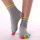 Full Toe Socks one size grau bunte Zehen