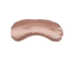 Augensäckchen brillenform Seide, Lavendel Lotus rose