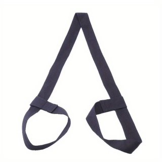 Mattengurt für jede Matte geflochtenes Polyester schwarz