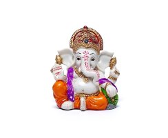 Ganesha bunt mit Utensilien