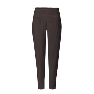 Curare Long Loose Pants Roll Down dark-brown L