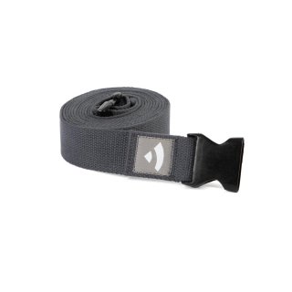 Gurt 3 m x 4 cm mit Klickverschluß anthrazit