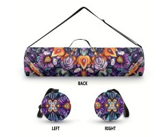 Yogamattentasche atmungsaktives Polyester 76cm Mandala...