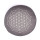Meditationskissen, Blume des Lebens mandala grau
