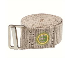 Gurt mit eckiger Schnalle NAMASTE 250 x 4,5 cm beige