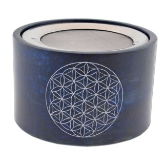 Räucherschale Speckstein mit der Blume des Lebens