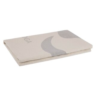 Yogadecke der Firma Fussenegger natur/grau