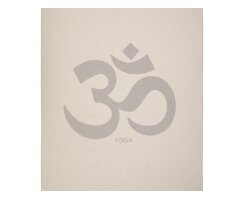 Yogadecke der Firma Fussenegger natur/grau