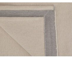 Yogadecke der Firma Fussenegger natur/grau