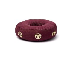 Klangschalenkissen Ring mit Chakren