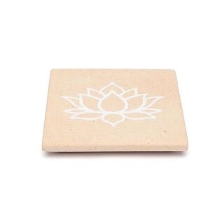 Räucherstäbchenhalter Lotus aus Sandstein