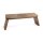 Meditationsbank klappbar Mangoholz mit Blume des Lebens