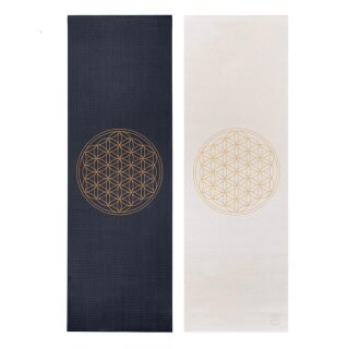 Yogamatte LEELA mit Blume des Lebens