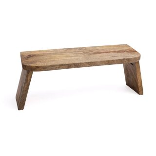 Meditationsbank klappbar Mangoholz