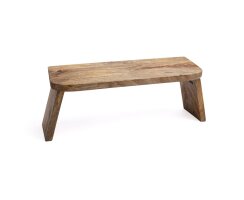 Meditationsbank klappbar Mangoholz