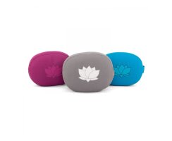 ovales Meditationskissen mit Lotus