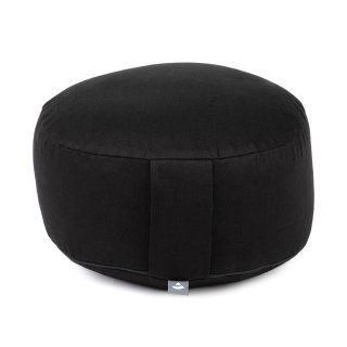 Meditationskissen mit Inlett, Dinkelfüllung schwarz