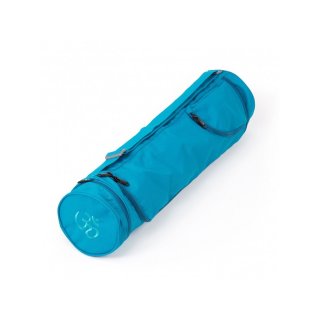 asana bag Polyester, bestickt mit om türkis, Größe 60cm