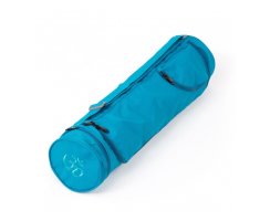 asana bag Polyester, bestickt mit om türkis, Größe 60cm