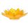 Lotus Teelichthalter Chakra gold gelb