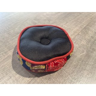 Klangschalenkissen bunt schwarz 22 cm