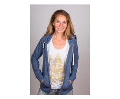 Zip Hoody "Love Peace Om" S