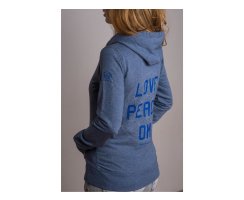Zip Hoody "Love Peace Om" S