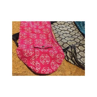 Lotustasche gemustert braun