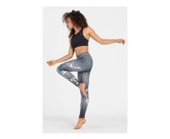 Dharma Bums Leopard Shimmer High Waist XS